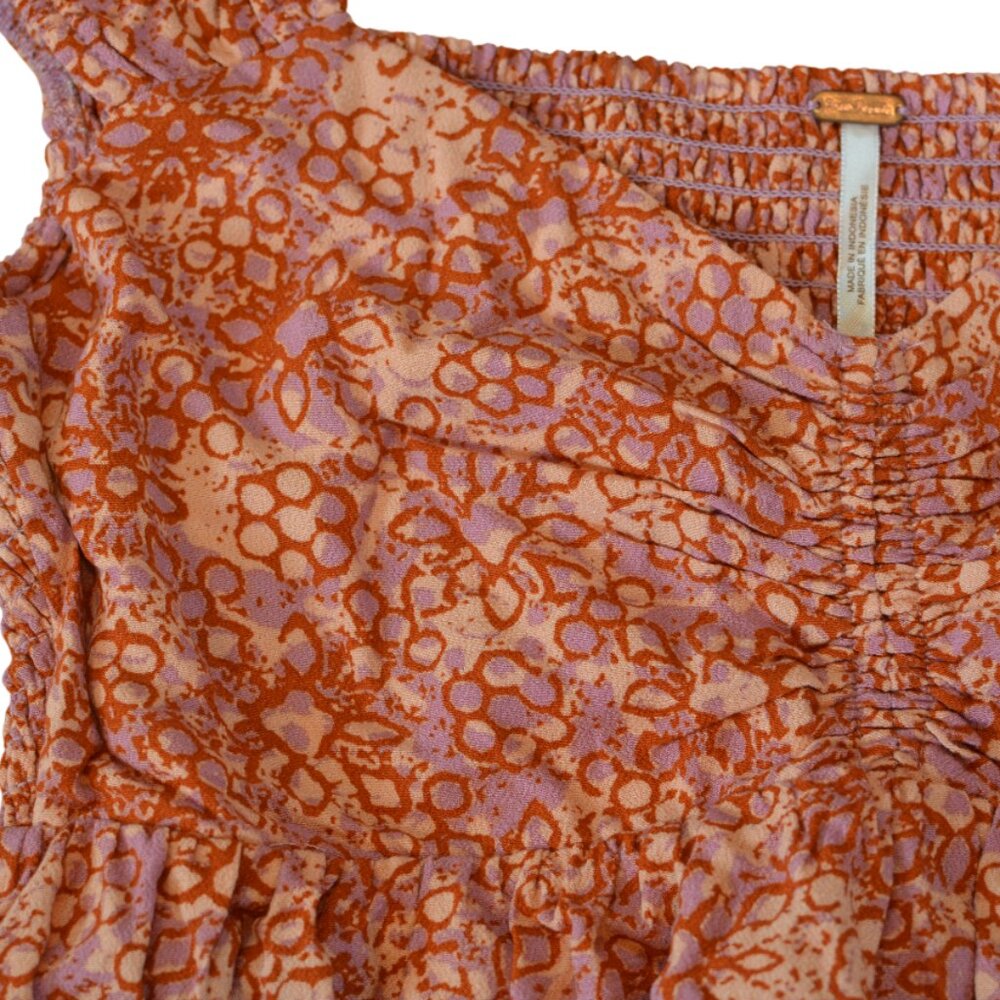 Free People Women's "Tabitha" Babydoll Dress in Pink Floral Print - Picture 5 of 9